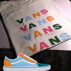 custom shoe match tee